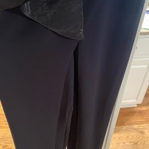 Adrianna papell size 4 jumpsuit and chiffon jacket in small.